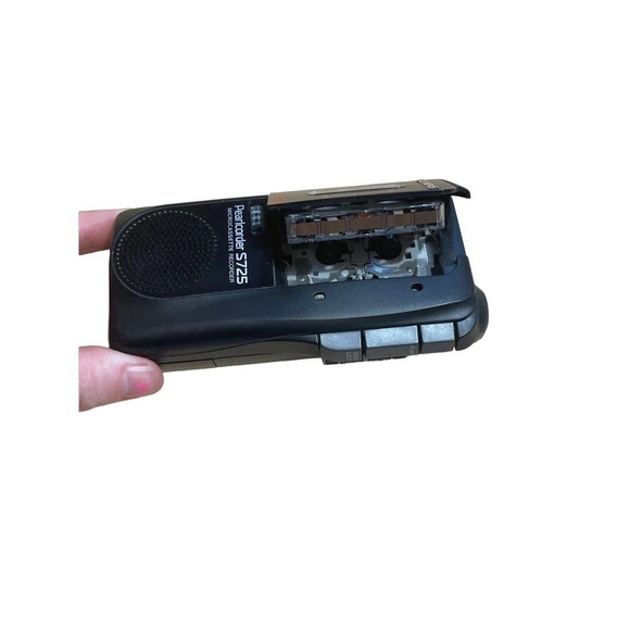 Olympus Pearlcorder S725 Handheld Cassette Voice Recorder w/extra tapes &manual - Picture 2 of 4